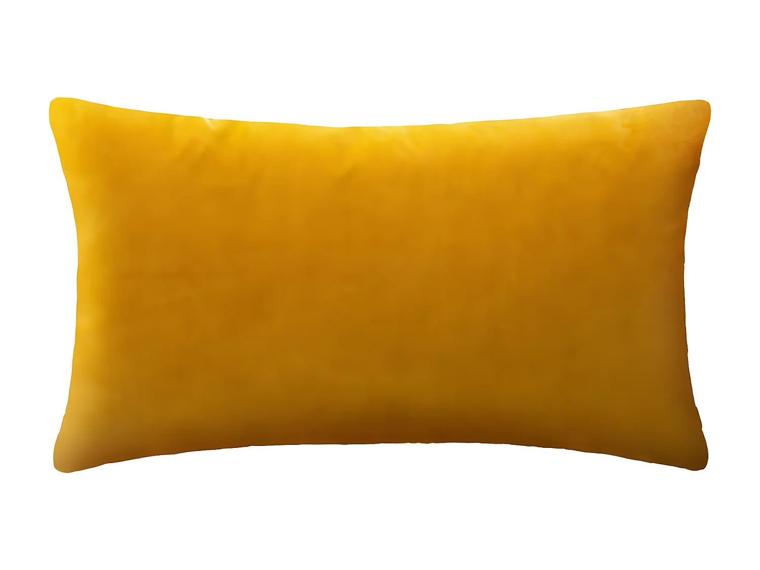 Coussin déhoussable Velours Ocre 30 x 50 cm