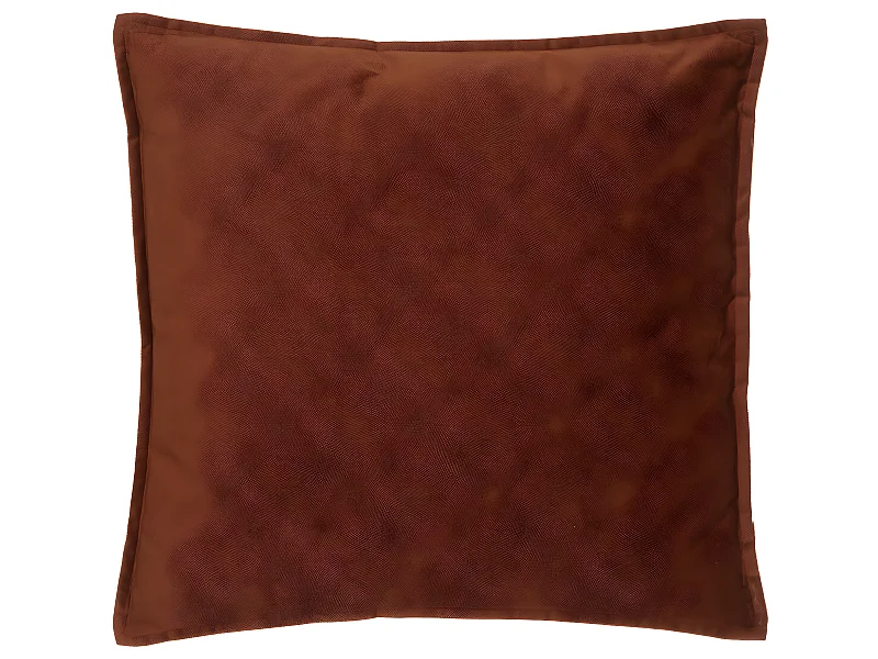 Coussin déhoussable Terracotta 45 x 45 cm