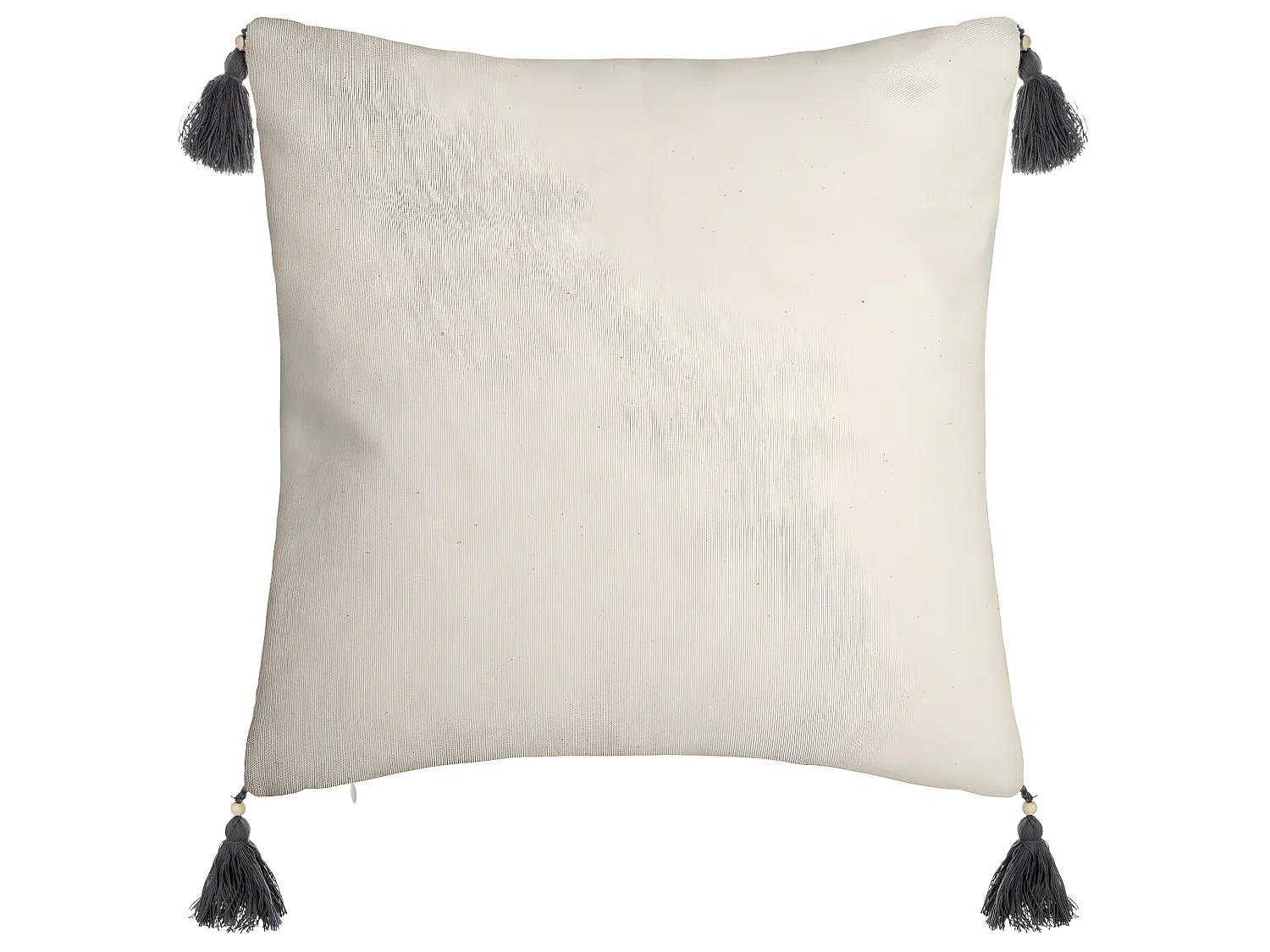 Housse de Coussin Aztèque pampille et Pompons 40 x 40 cm