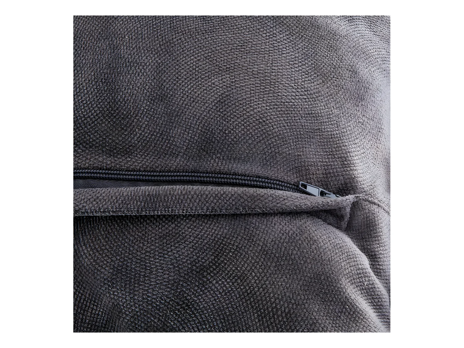 Coussin déhoussable Gris foncé 55 x 55 cm