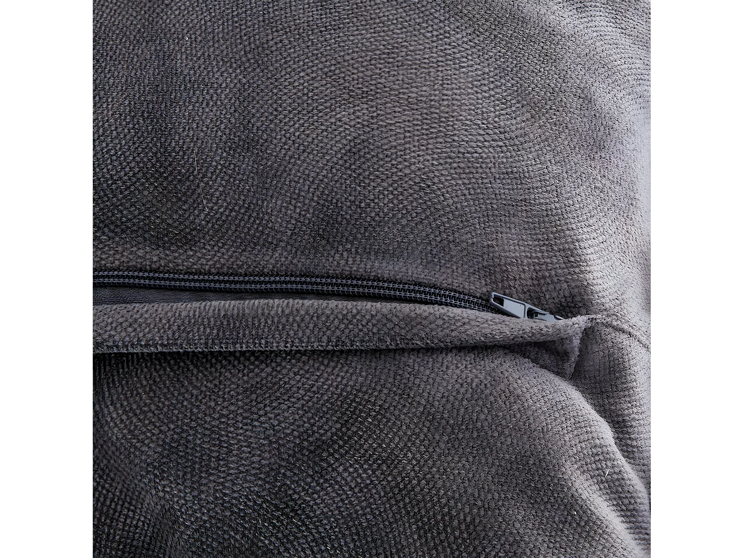 Coussin déhoussable Gris foncé 55 x 55 cm