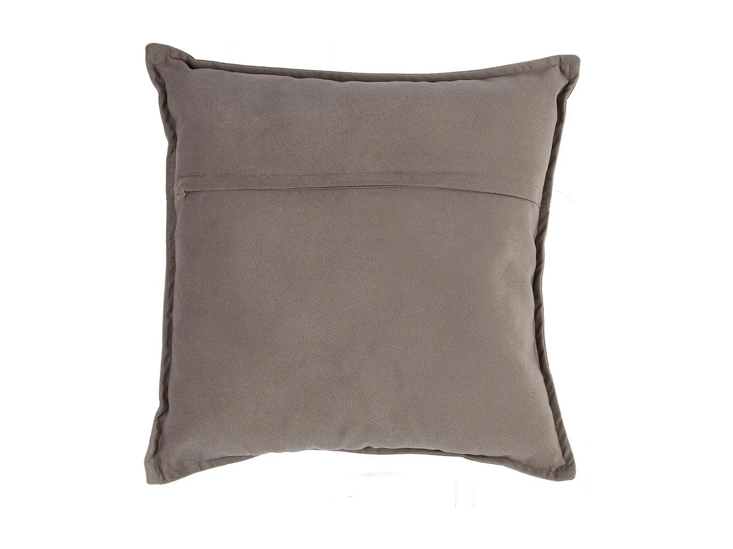 Coussin déhoussable Taupe 45 x 45 cm