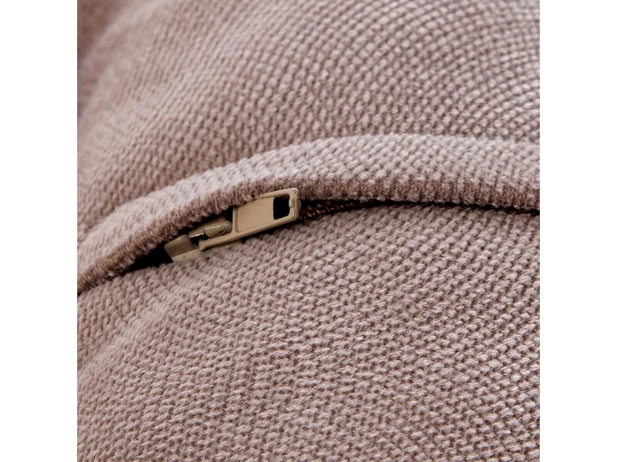 Coussin déhoussable Taupe 45 x 45 cm