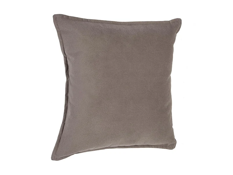 Coussin déhoussable Taupe 45 x 45 cm
