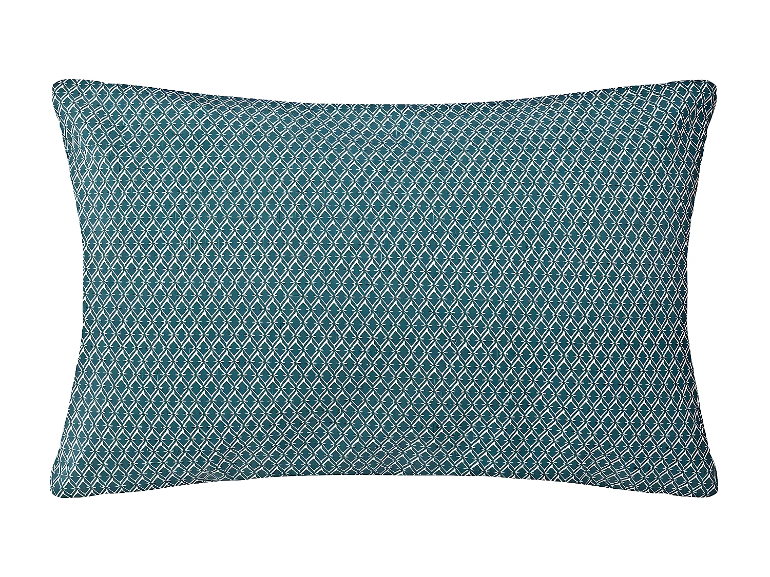 Coussin décoratif déhoussable en Coton Bleu Otto 30 x 50 cm