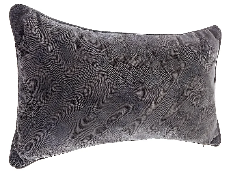 Coussin déhoussable Gris foncé 30 x 50 cm