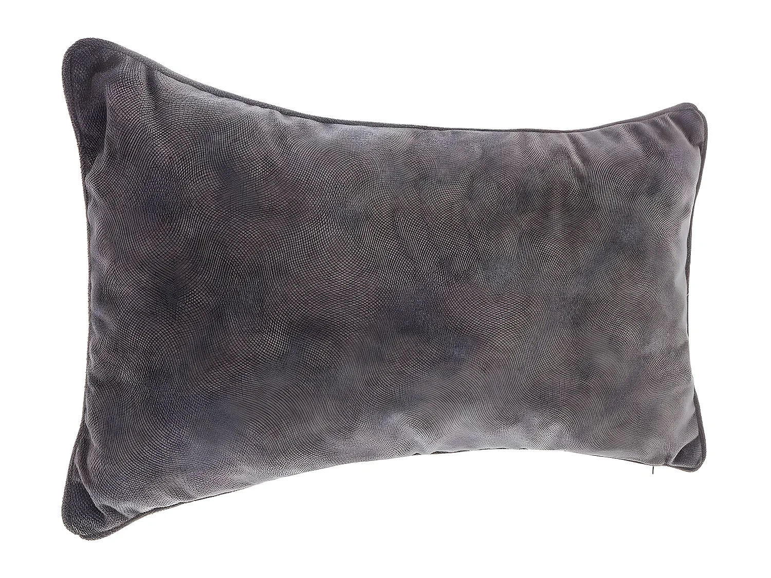 Coussin déhoussable Gris foncé 30 x 50 cm