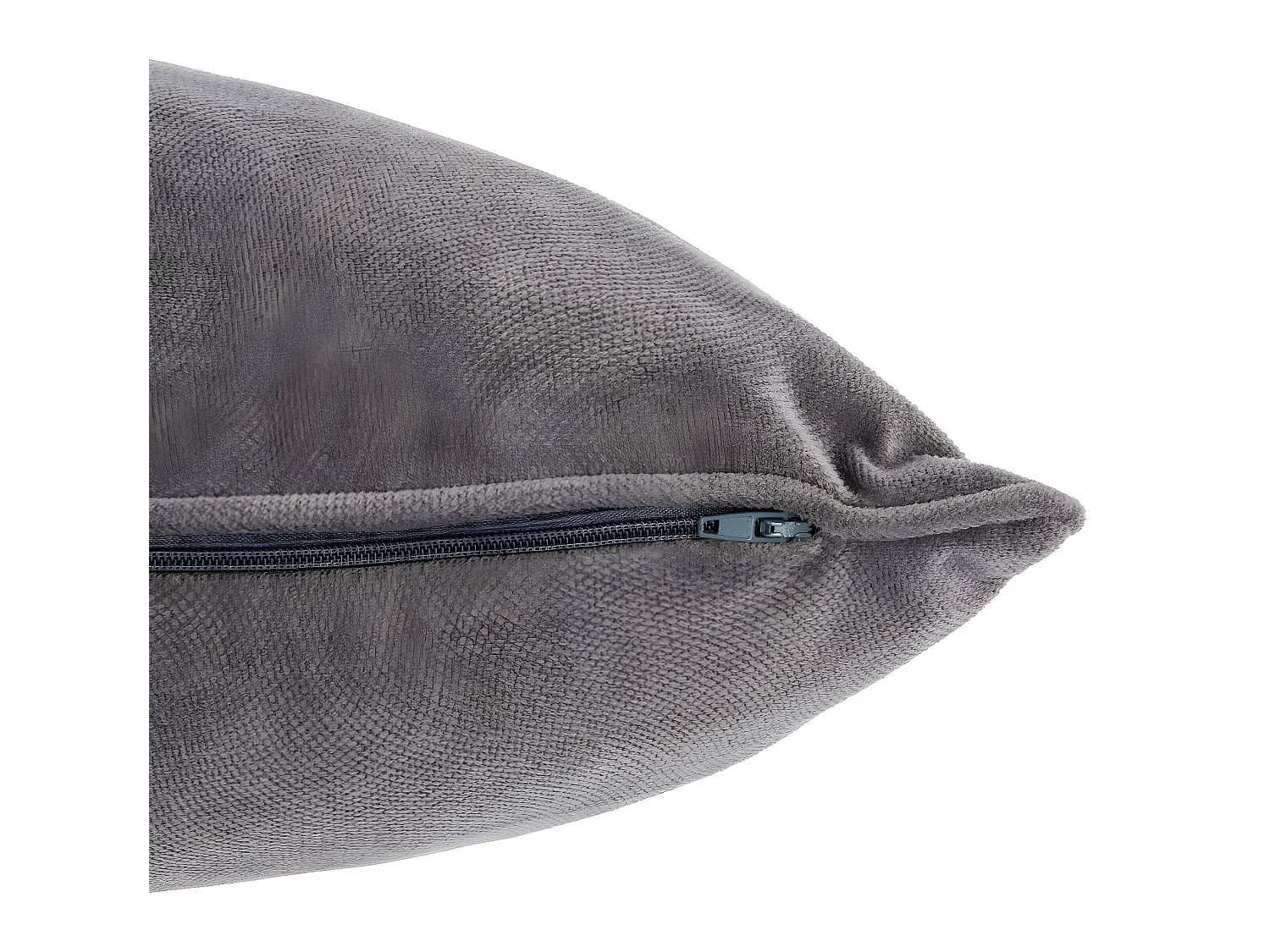 Coussin déhoussable Gris foncé 30 x 50 cm