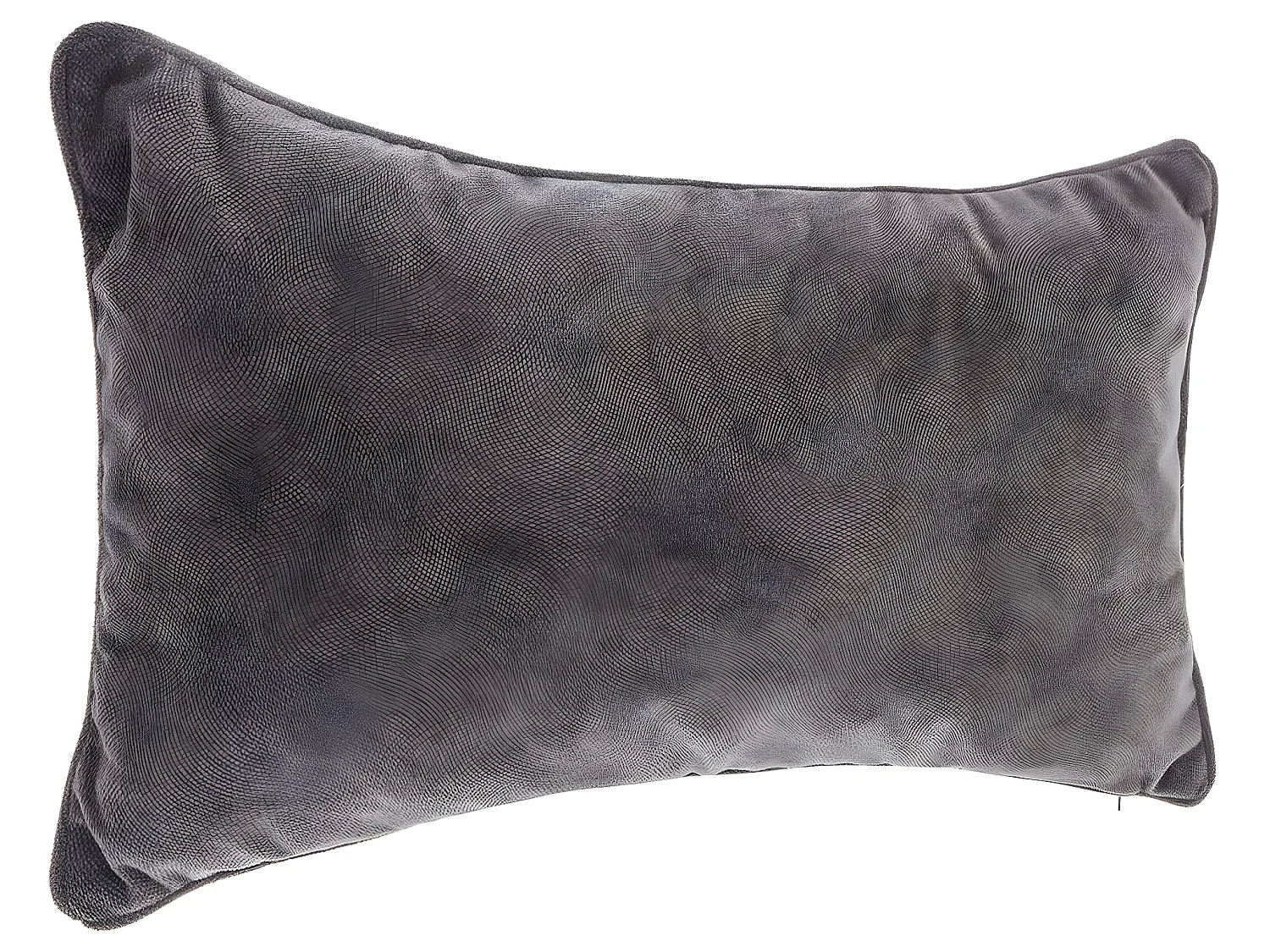Coussin déhoussable Gris foncé 30 x 50 cm