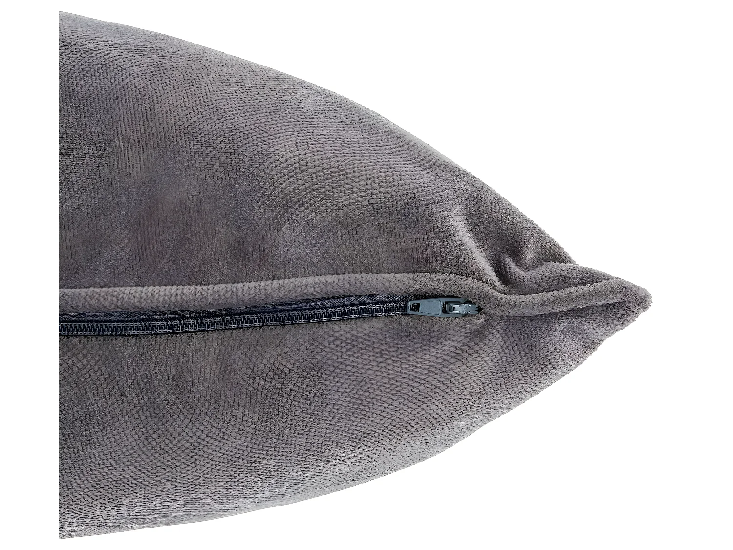 Coussin déhoussable Gris foncé 30 x 50 cm