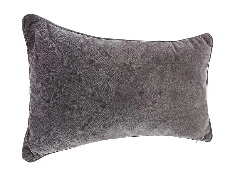 Coussin déhoussable Gris foncé 30 x 50 cm