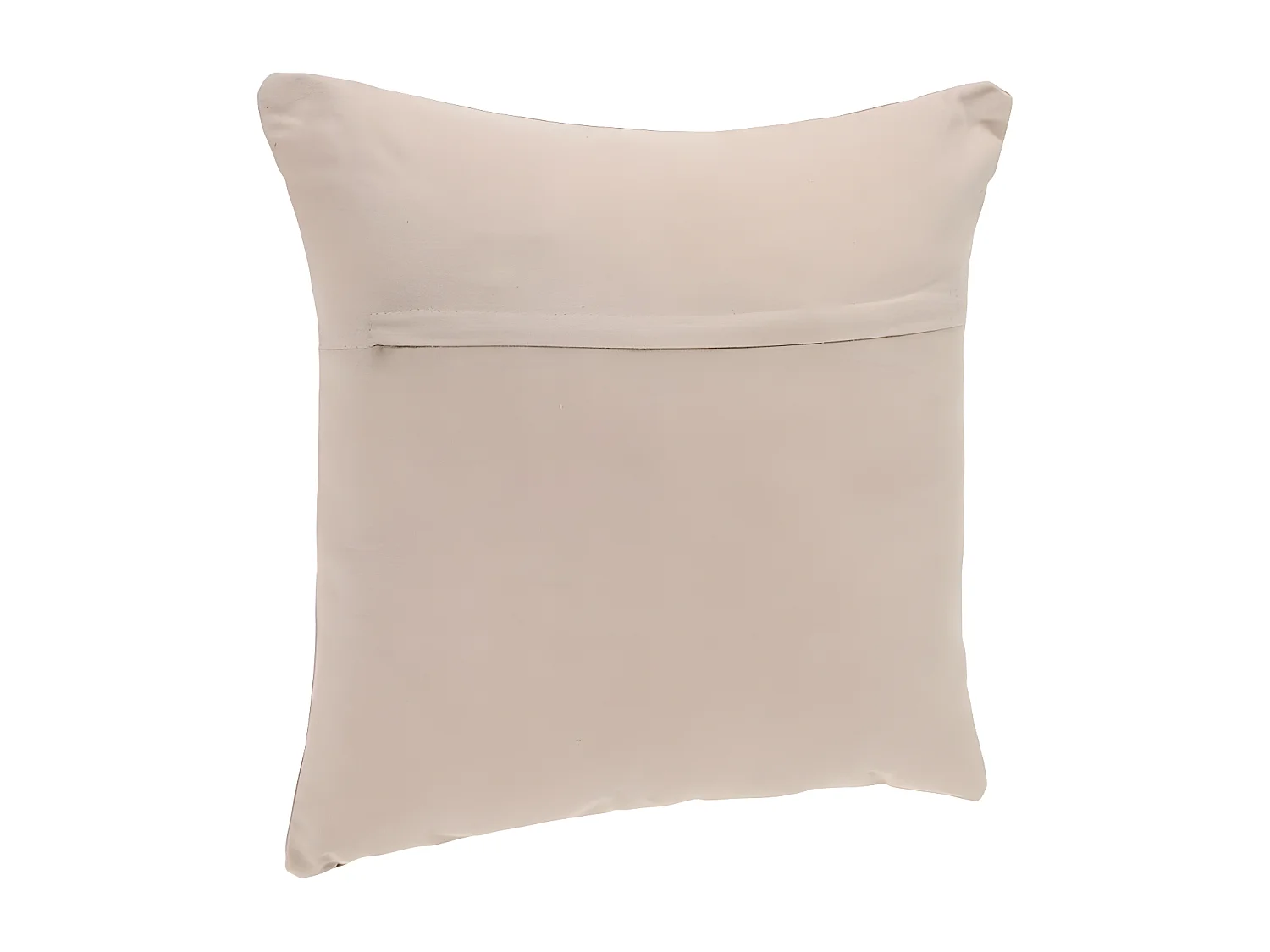 Coussin déhoussable en Coton Beige lin 38 x 38 cm