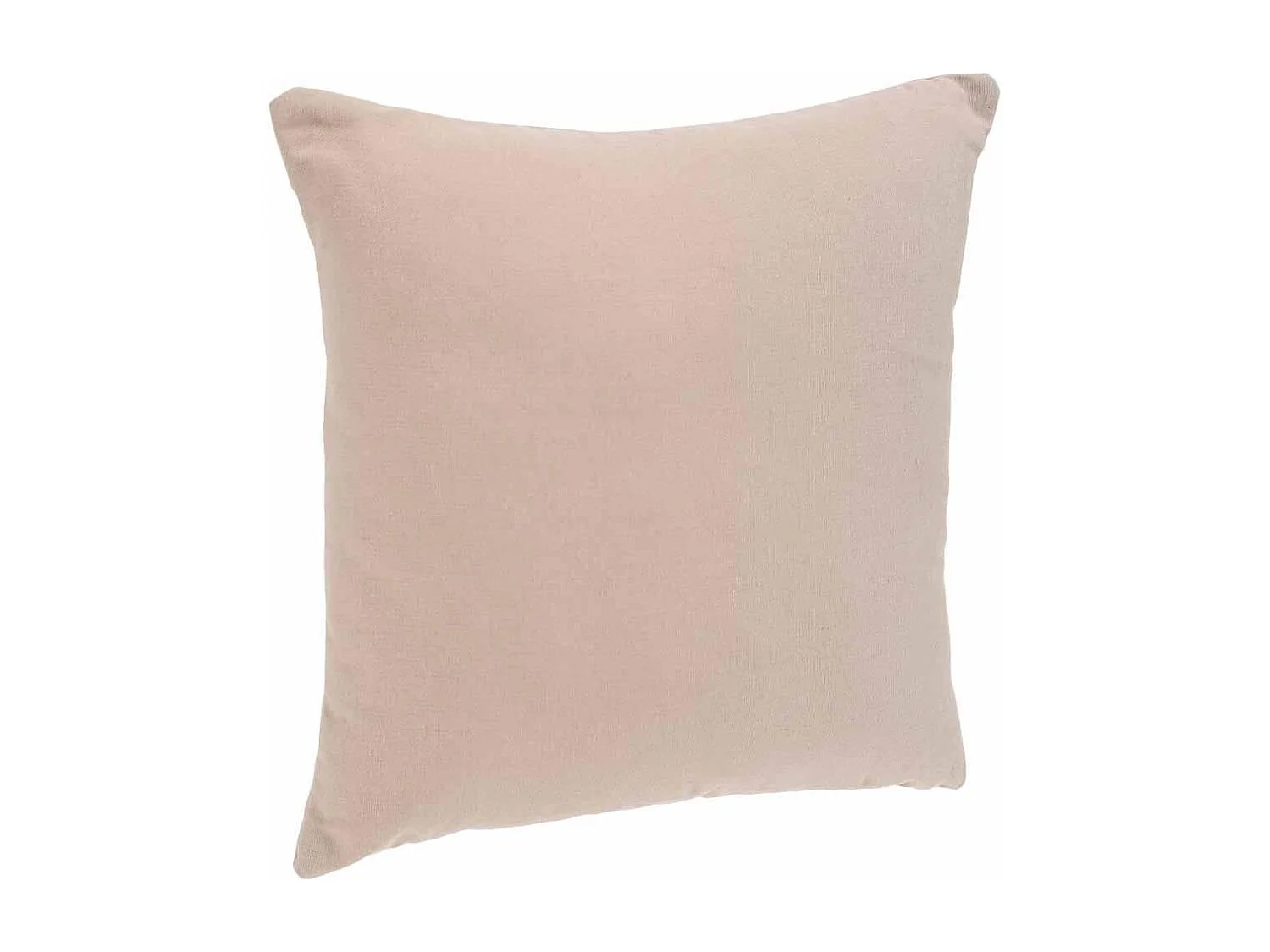 Coussin déhoussable en Coton Beige lin 38 x 38 cm