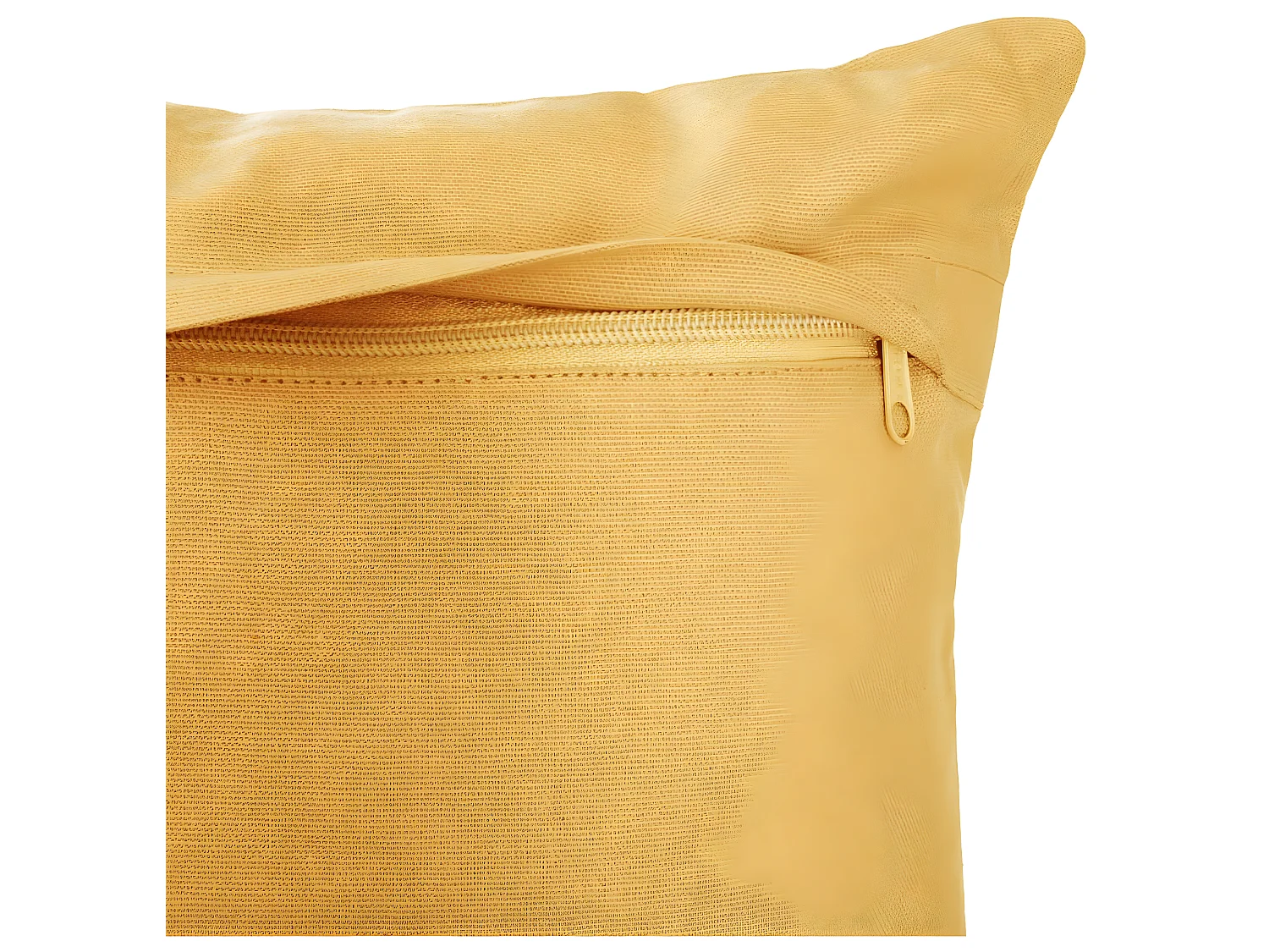 Coussin décoratif déhoussable en Coton Ocre Otto 38 x 38 cm