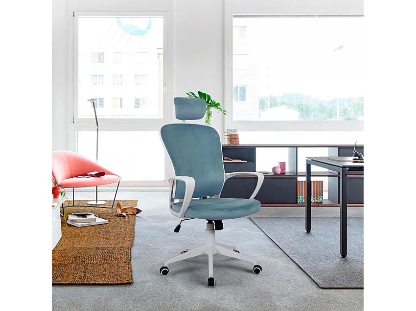 Ergonomischer Bürostuhl mit Kopfstütze Im Sepang Ocean-Design