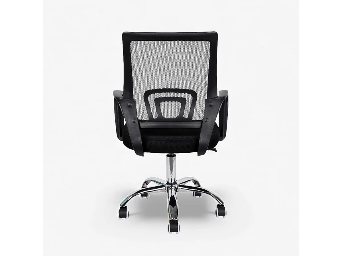 Sedia da scrivania regolabile con schienale retato Vectra