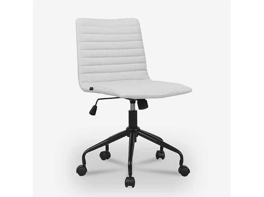 Silla de oficina ergonómica regulable gris Zolder Moon