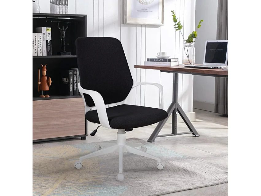 Silla de oficina regulable ergonómica moderna Boavista Dark