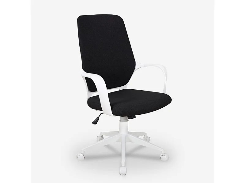 Silla de oficina regulable ergonómica moderna Boavista Dark