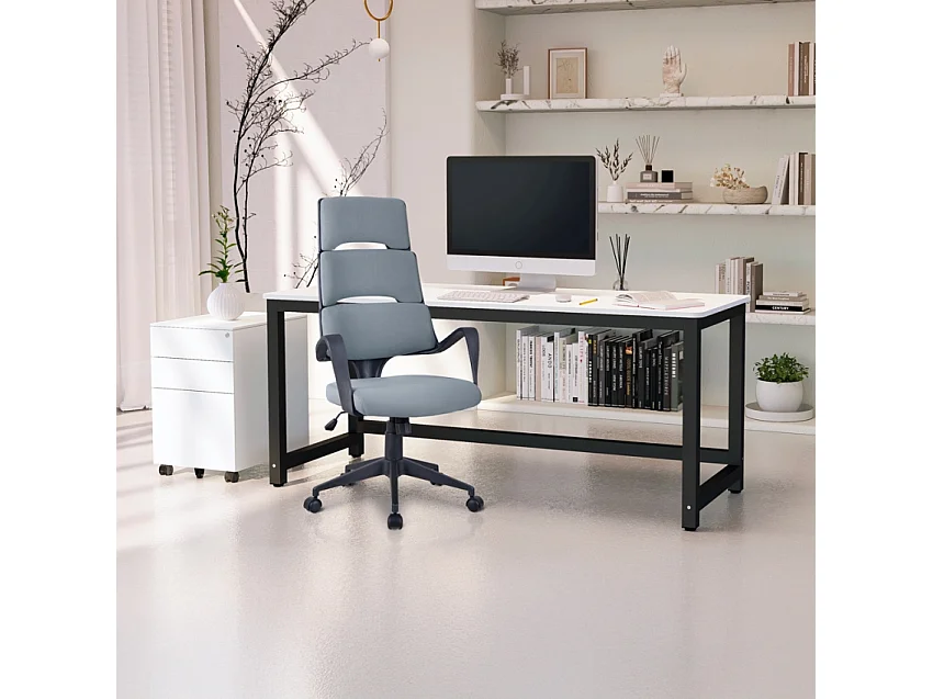 Silla de oficina ergonómica tejida de diseño moderno Motegi Moon