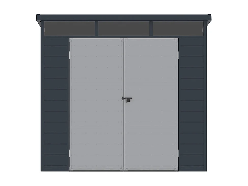 Casetta Box für Gartenwerkzeuge aus Polypropylen 238x191x215cm Bolsena