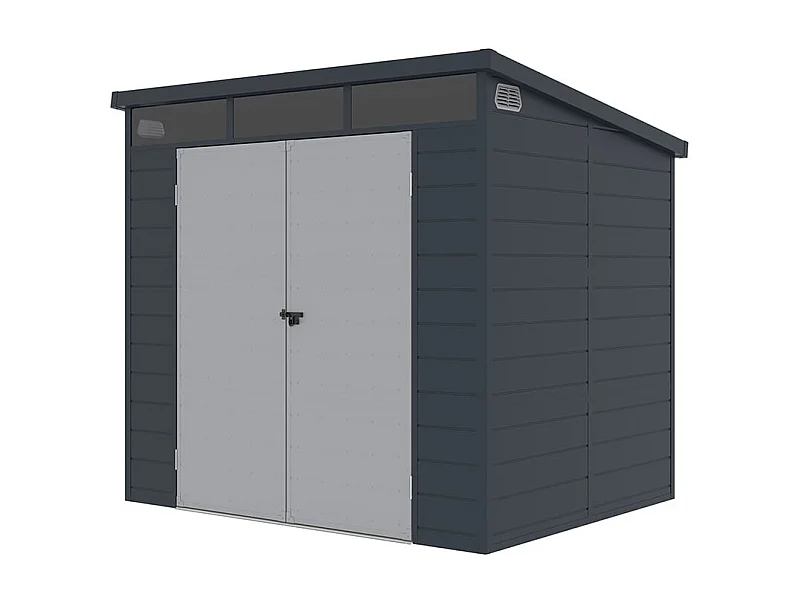 Casetta Box für Gartenwerkzeuge aus Polypropylen 238x191x215cm Bolsena