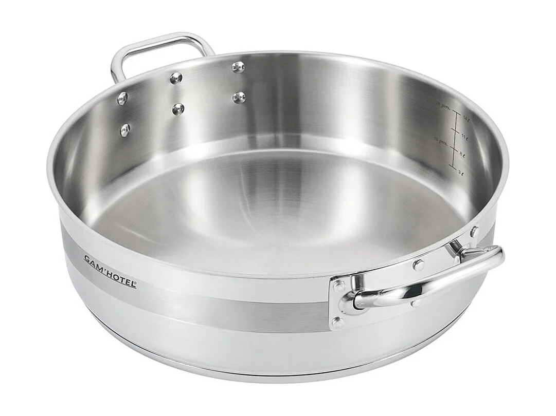 Sautoir inox 42x12cm induction