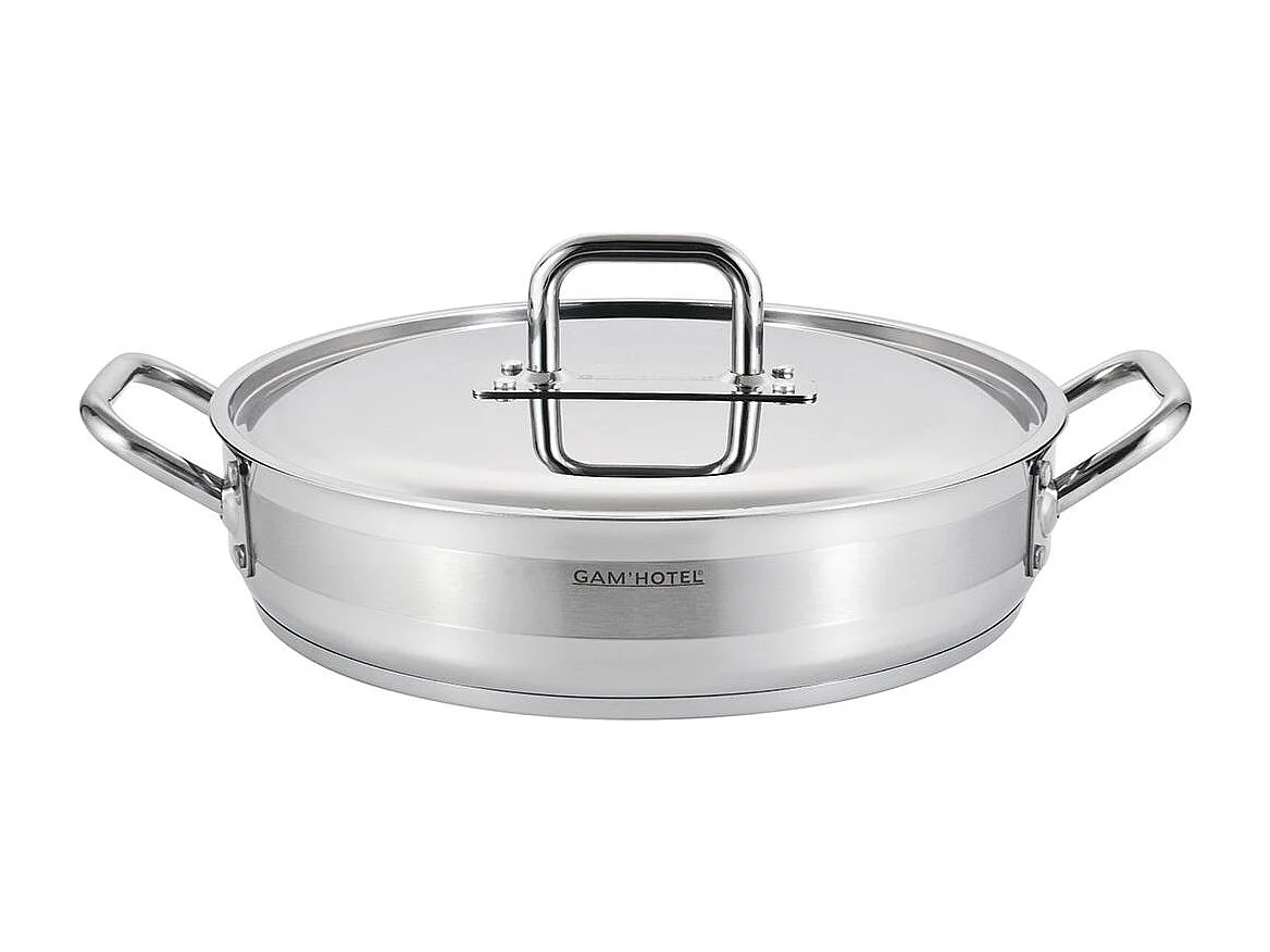 Sautoir inox 36x8,5cm induction