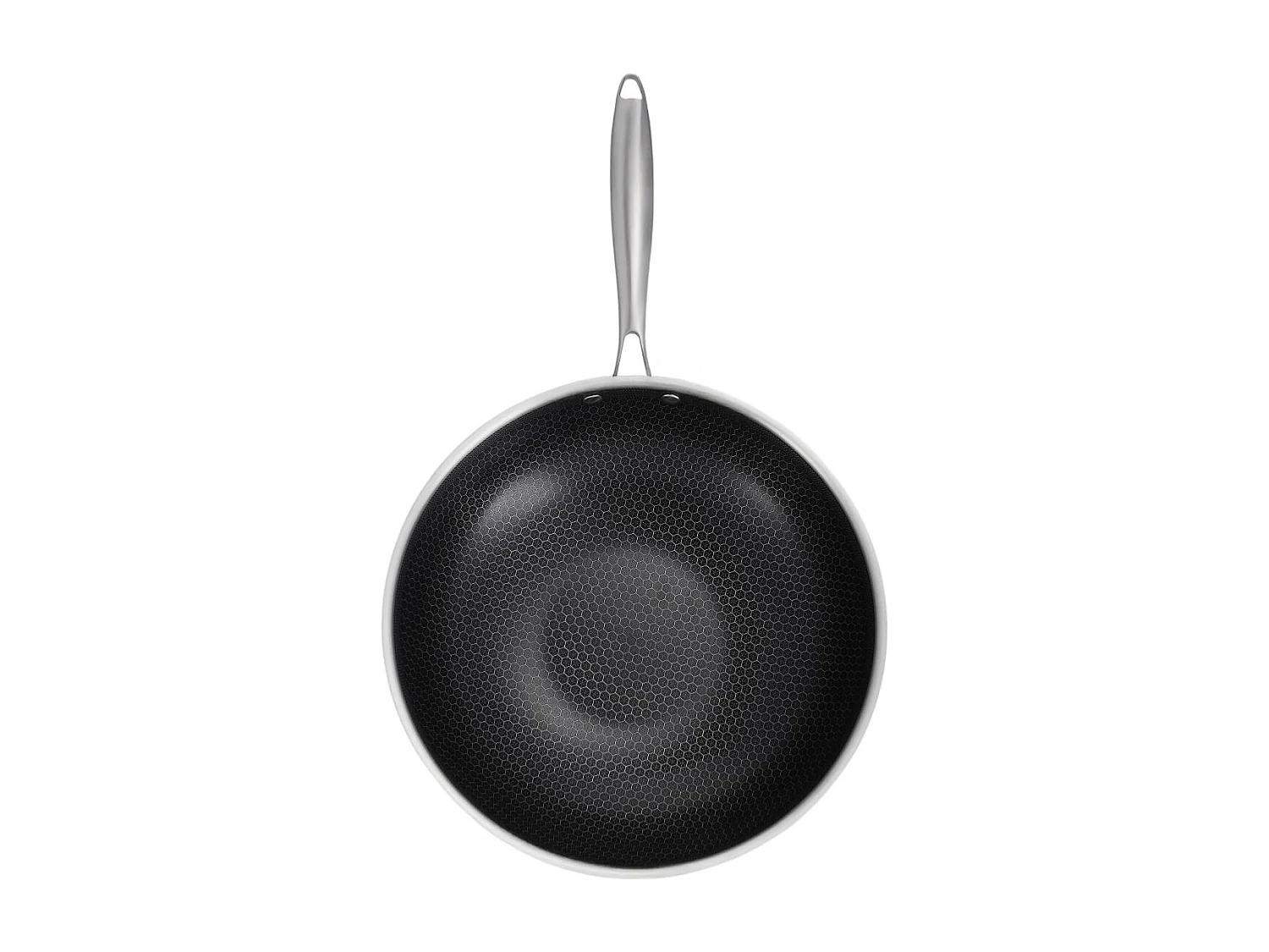 Wok 32cm triplex - "BlackSteel"