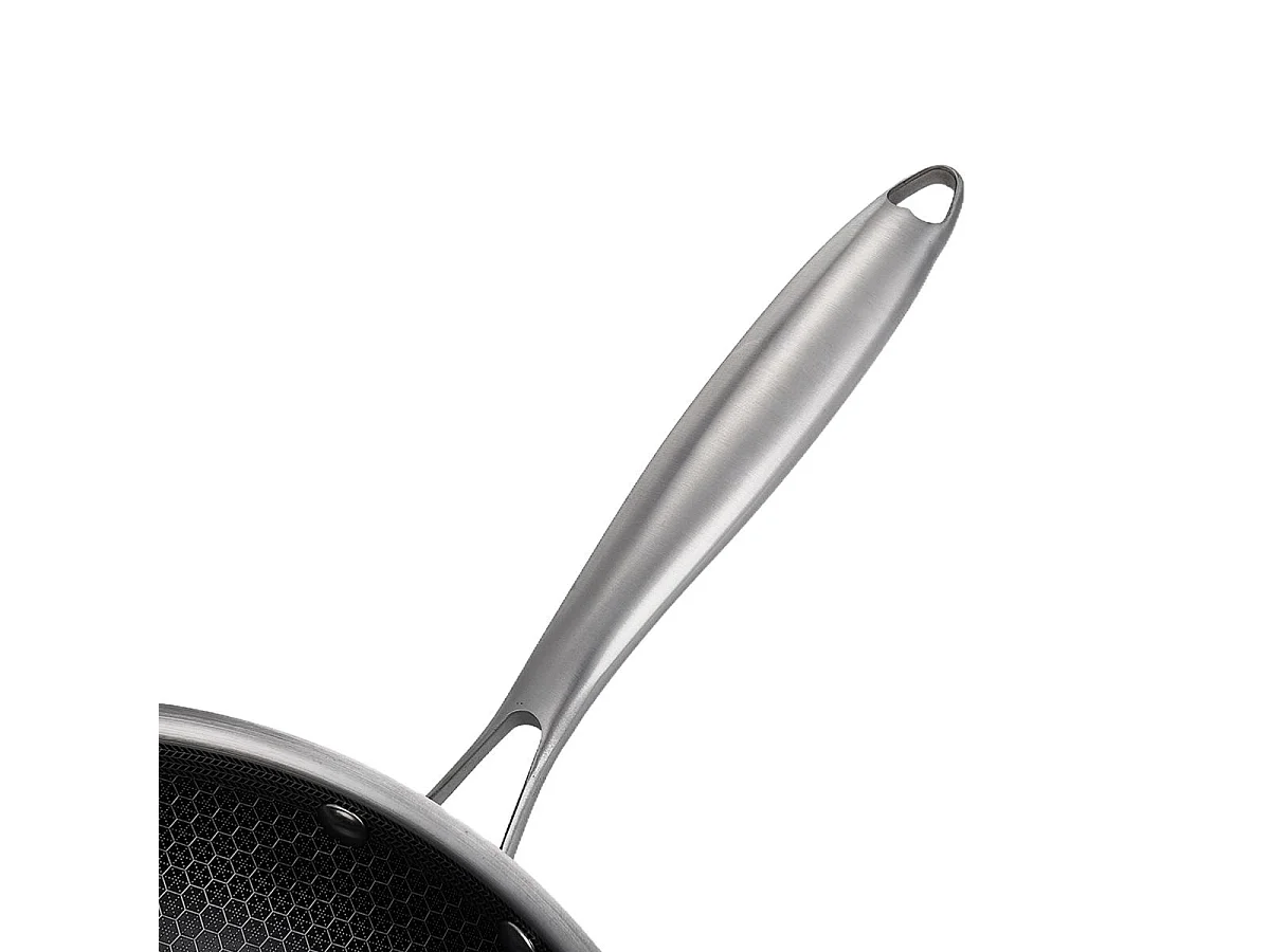 Wok 32cm triplex - "BlackSteel"