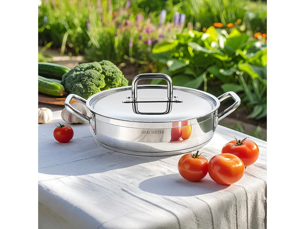 Sautoir inox 32x8cm induction