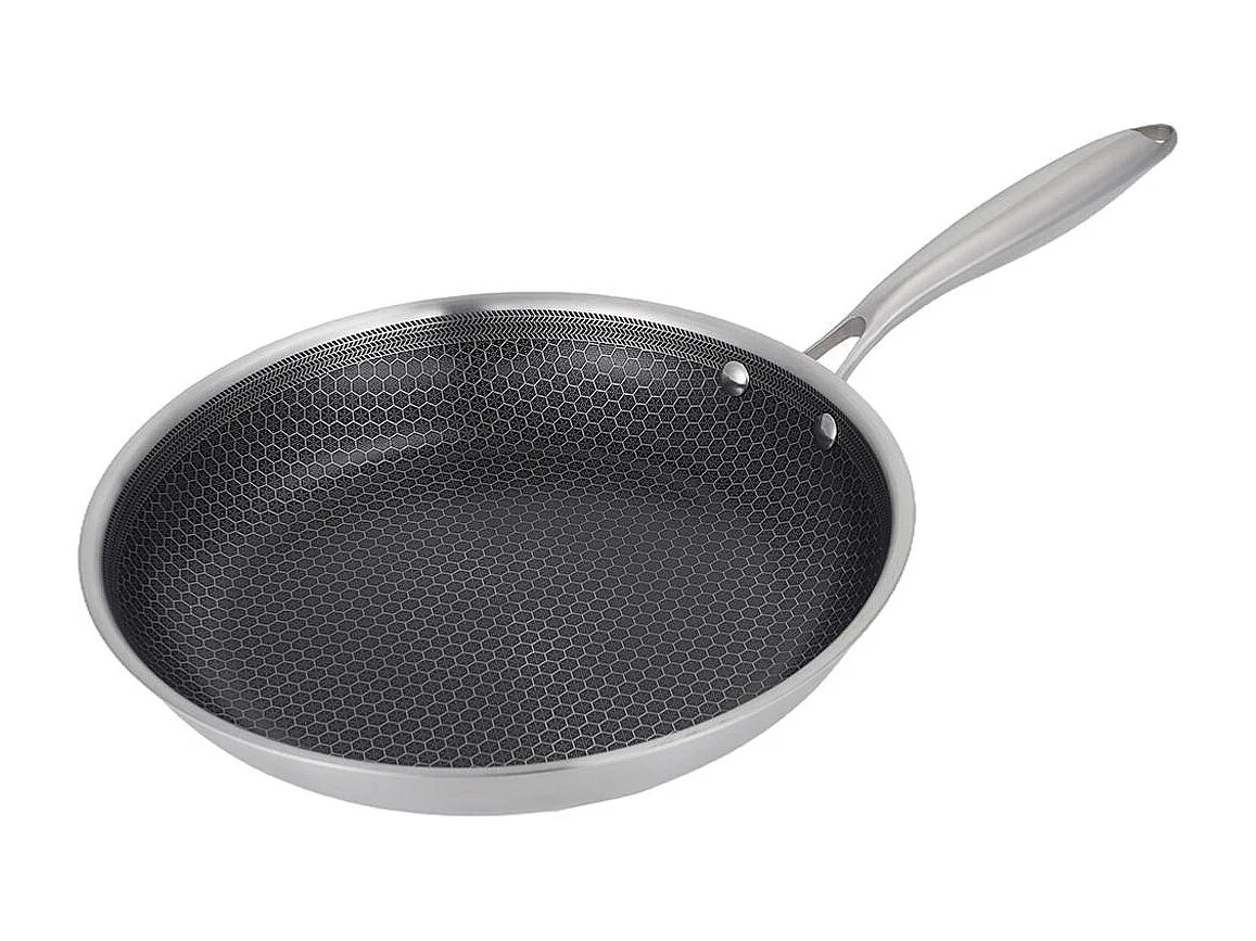 Poêle 28cm triplex - "BlackSteel"