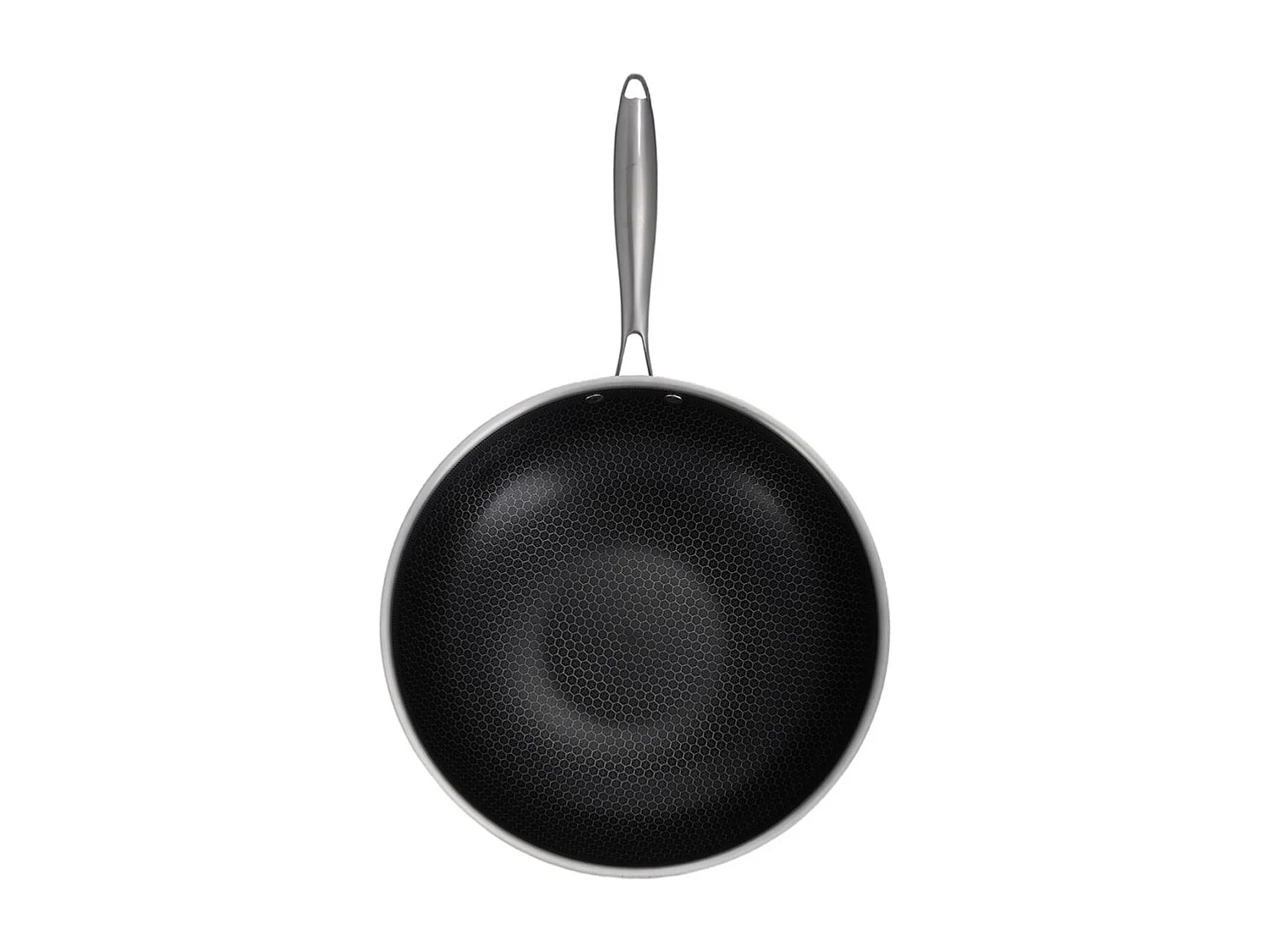 Wok 32cm triplex - "BlackSteel"
