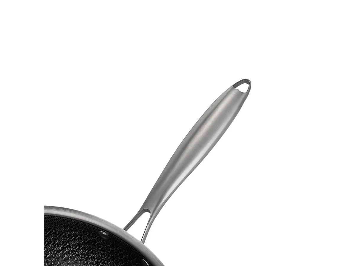 Wok 32cm triplex - "BlackSteel"