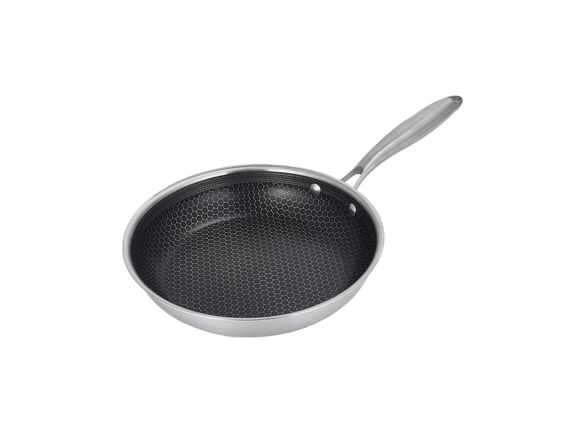 Poêle 24cm triplex - "BlackSteel"