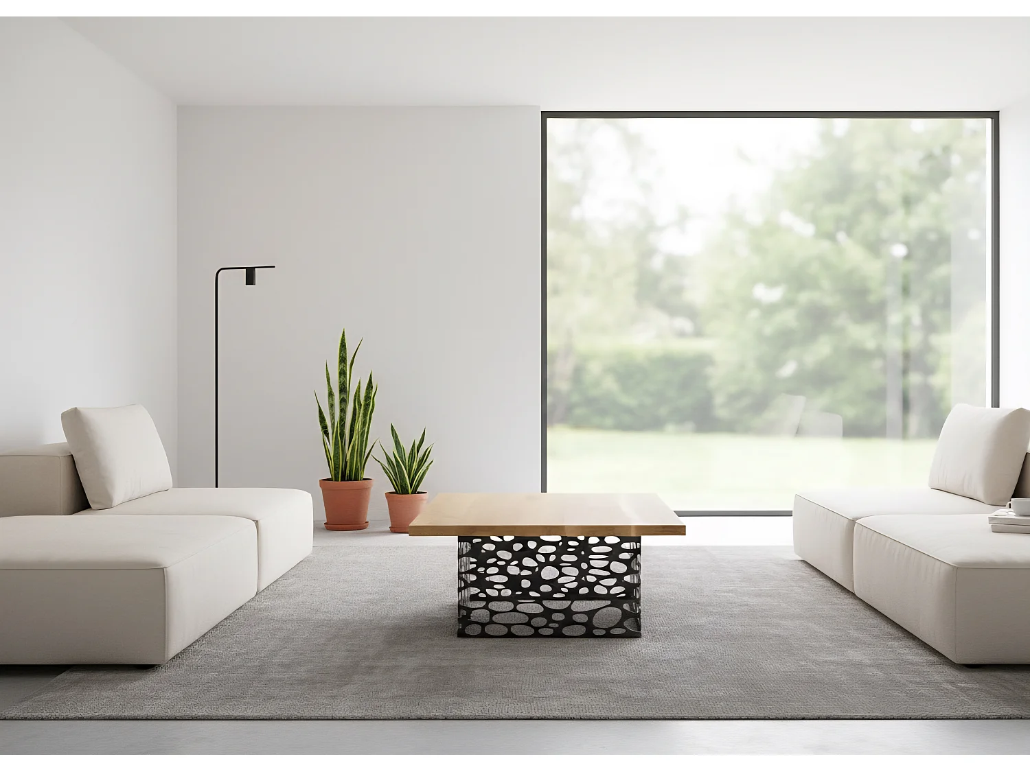 Tavolo club artigianale in legno massello di rovere