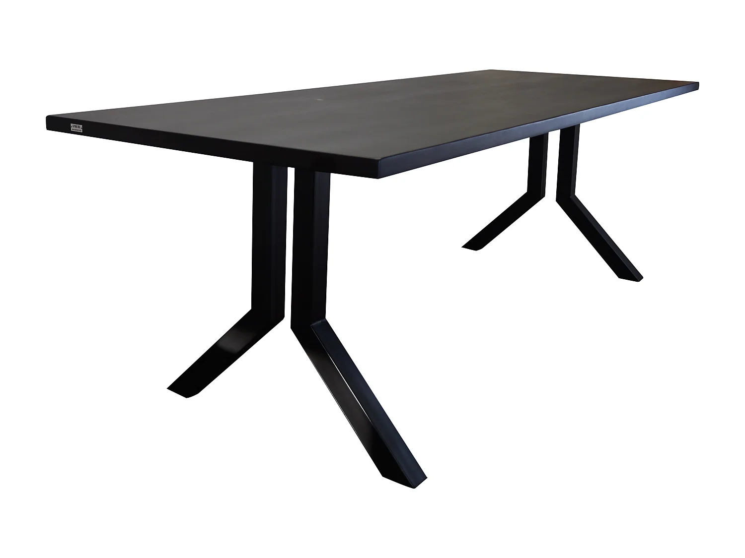 Tavolo da pranzo artigianale faggio nero