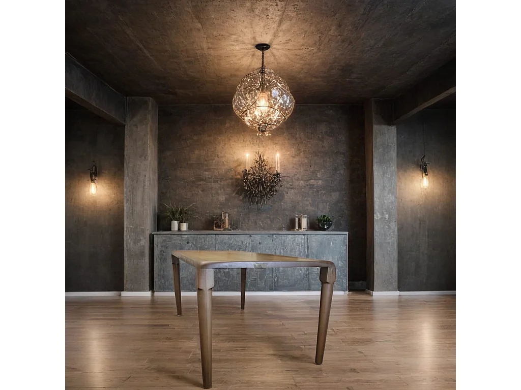 Tavolo da pranzo artigianale faggio stondato