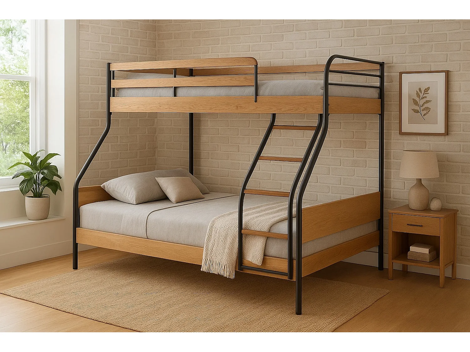 Letto a castello Double in faggio