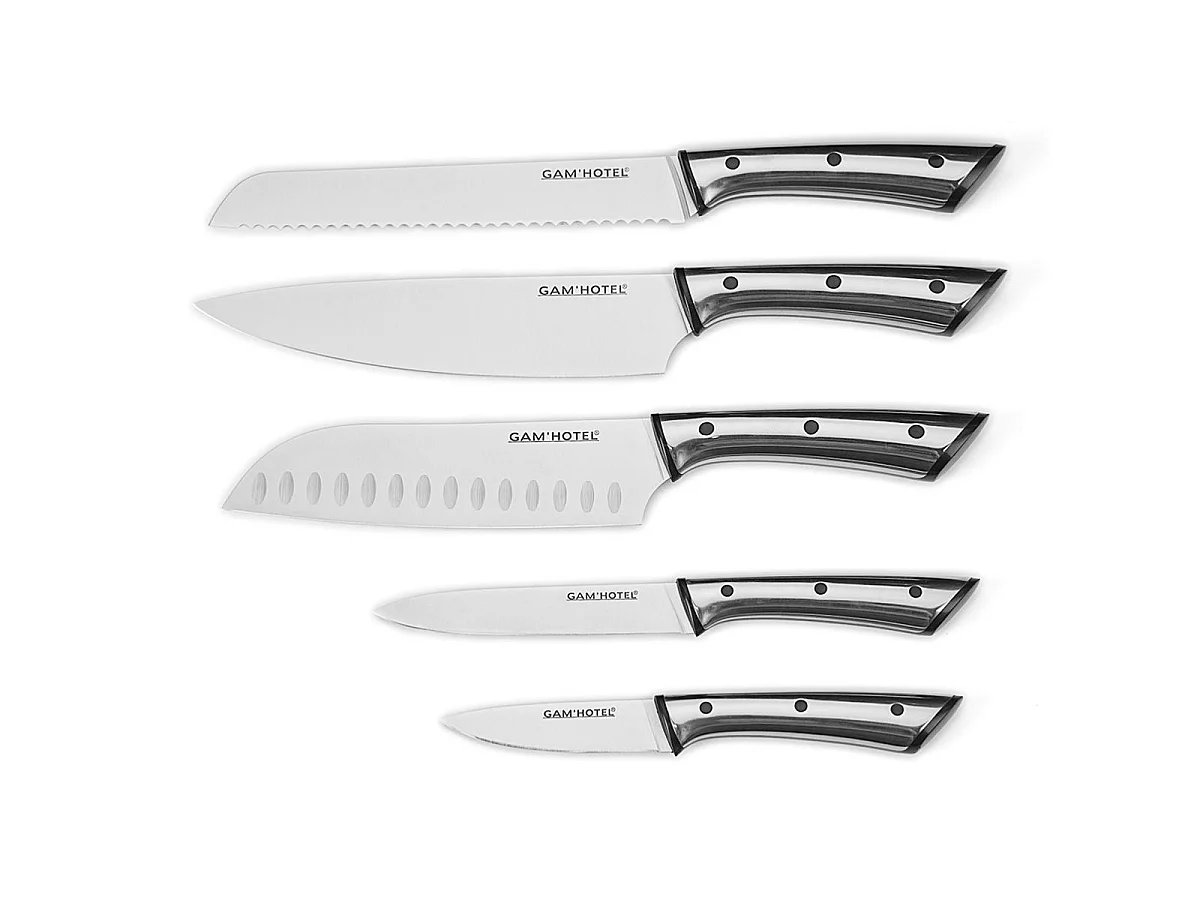 Bloc 5 couteaux - "Sharp"