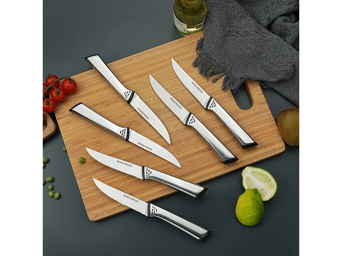 Set 6 couteaux à steak - "Cut"