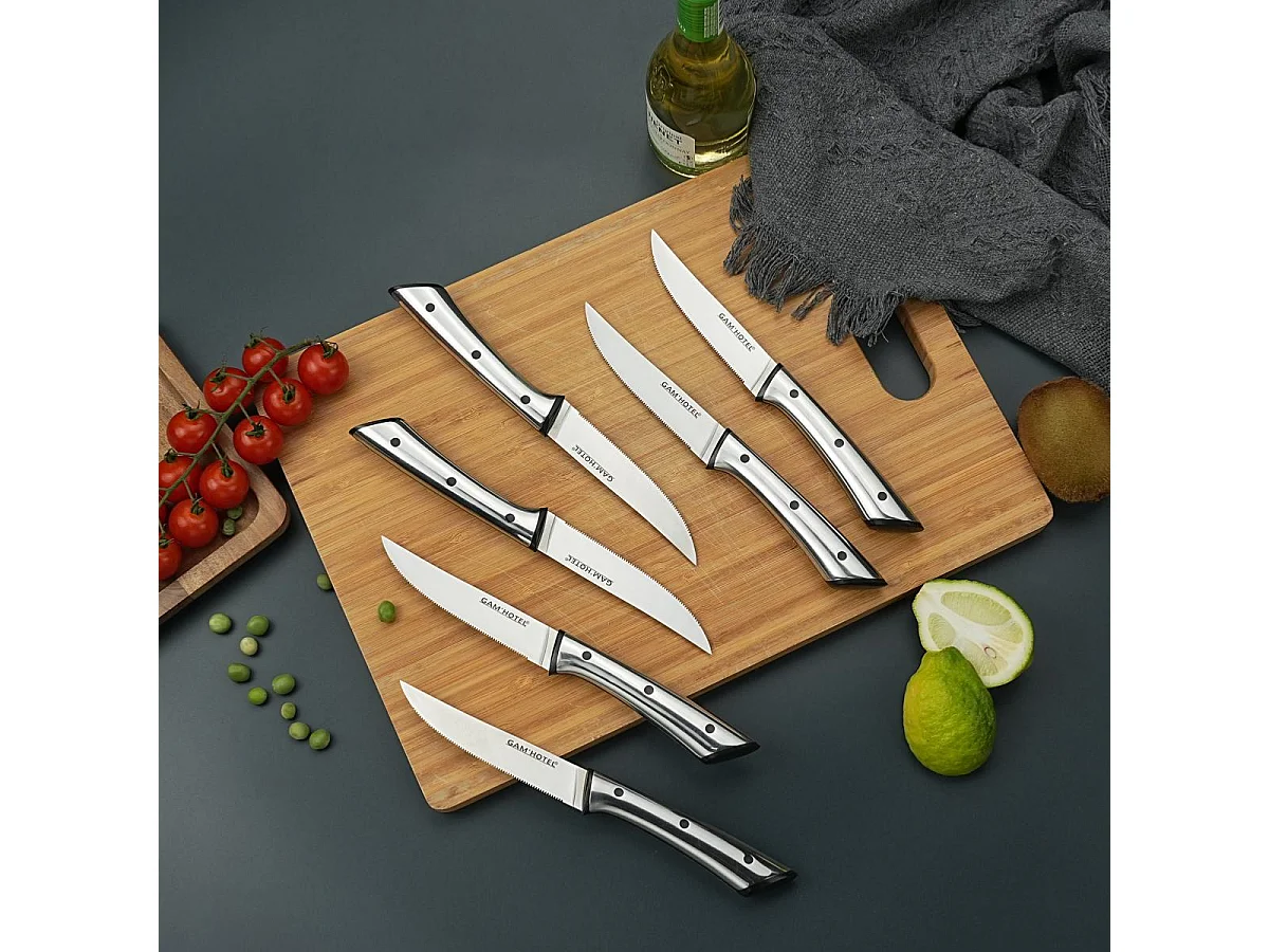 Set 6 couteaux à steak - "Sharp"