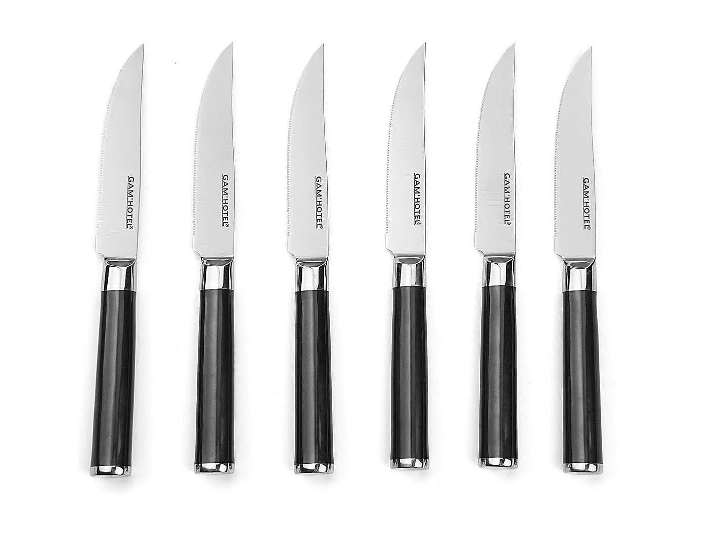 Set 6 couteaux à steak - "Steel"