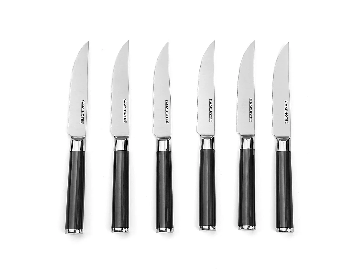 Set 6 couteaux à steak - "Steel"