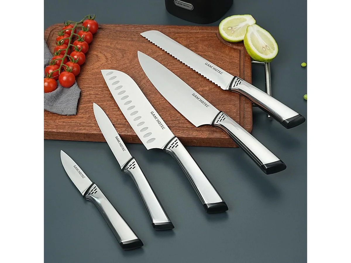 Bloc 5 couteaux - "Cut"