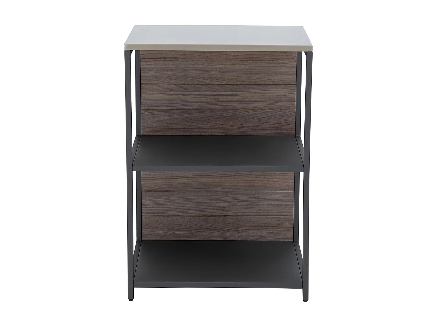 MAMBO Étagère de rangement ouverte à trois niveaux en acier inoxydable pour cuisine extérieure et intérieure