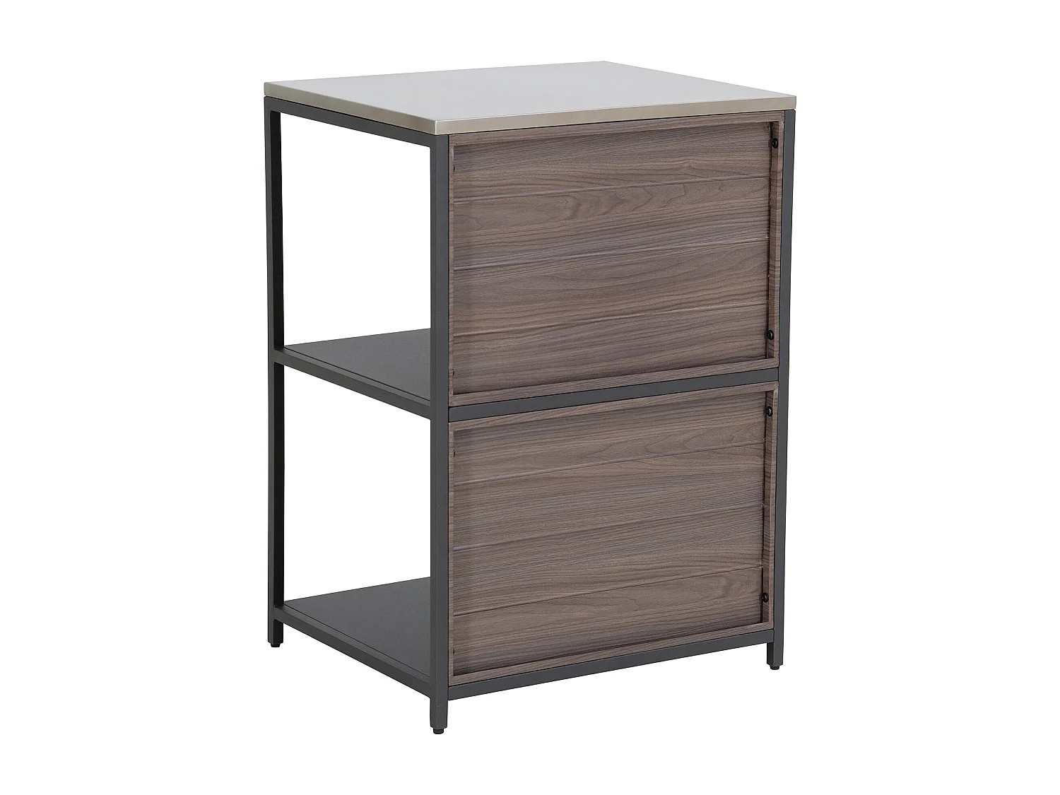 MAMBO Étagère de rangement ouverte à trois niveaux en acier inoxydable pour cuisine extérieure et intérieure