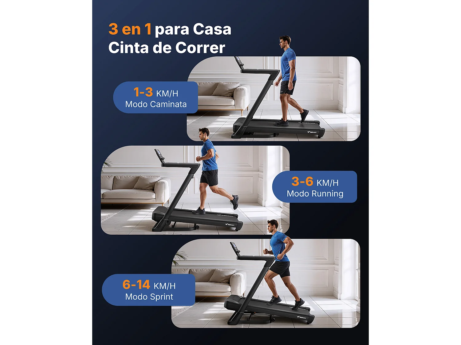 Tapis de Course MERACH, Bluetooth, LCD, Moteur Puissant, Inclinaison Automatique, Bande Silencieuse, 20 Programmes, Compatible Avec une Application
