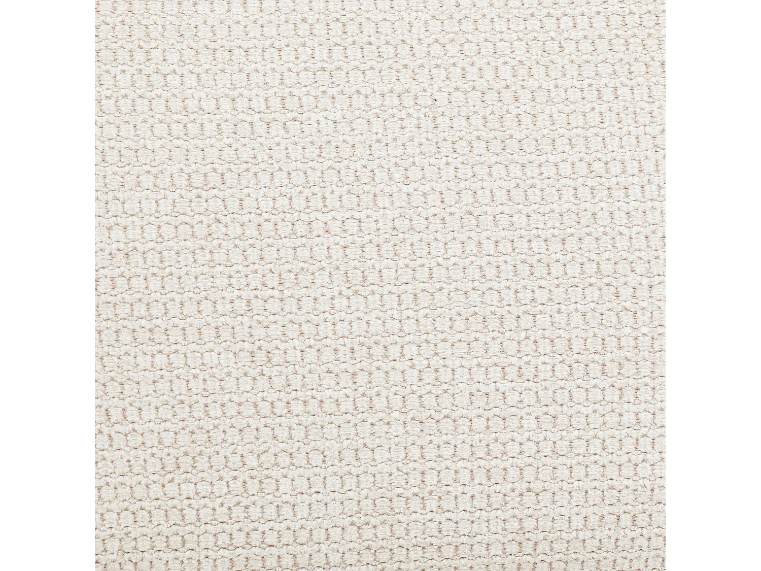 Lot de 2 Chaises FRANCA en Tissu Blanc, Chaise de Salle à Manger et Cuisine au Look Moderne, Pieds en métal