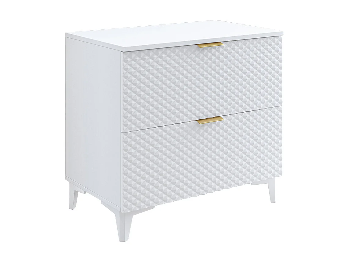 Meuble sous-vasque 80cm sur pieds Cléa Blanc